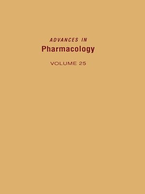 cover image of Advances in Pharmacology